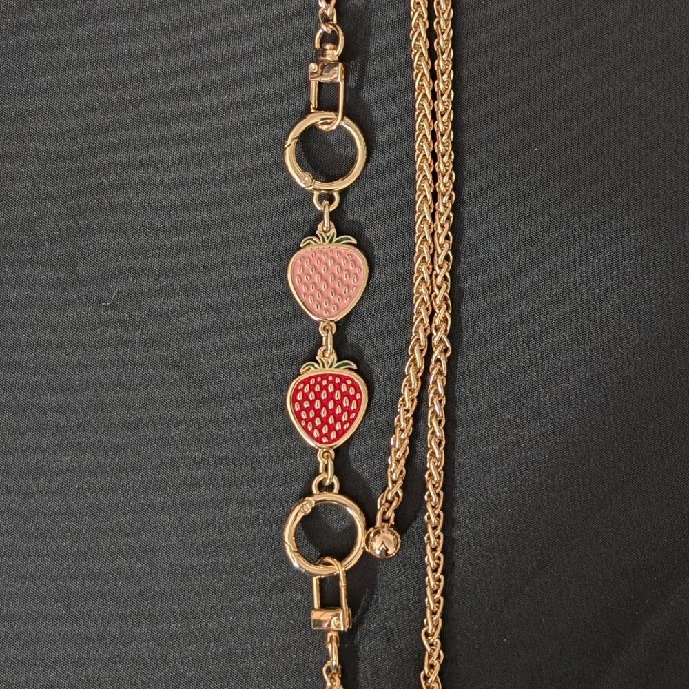 Strawberry Charm Crossbody Chain